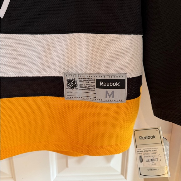 Reebok PITTSBURGH PENGUINS SIDNEY CROSBY Men's JERSEY Sz medium NEW! - Picture 3 of 5